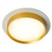 Светильник потолочный встраиваемый, 15W 230V GX53, белый + золото, круг, без лампы, DL507