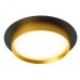 Светильник потолочный встраиваемый, 15W 230V GX53, черный + золото, круг, без лампы, DL507