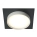 Светильник потолочный встраиваемый, 15W 230V GX53, черный + белый, квадрат, без лампы, DL506