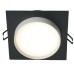 Светильник потолочный встраиваемый, 15W 230V GX53, черный + белый, квадрат, без лампы, DL506