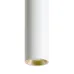 Светильник потолочный на подвесе MR11 35W, 230V, белый + золото, D40*H250 ML1018