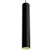 Светильник потолочный на подвесе MR11 35W, 230V, черный + золото, D40*H250 ML1018