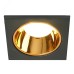 Светильник потолочный встраиваемый, MR16 G5.3, черный + золото DL3112