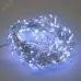 Гирлянда линейная Кластер (на проволоке), 400 LED 5000K (с контроллером), 12м, прозрачный шнур,  IP20  CL584