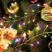 Гирлянда линейная Кластер (на проволоке), 400 LED мультиколор (с контроллером), 12м, прозрачный шнур,  IP20  CL584