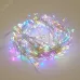 Гирлянда линейная Кластер (на проволоке), 400 LED мультиколор (с контроллером), 12м, прозрачный шнур,  IP20  CL584