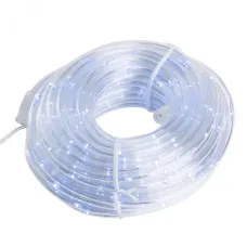 Гирлянда линейная Мини Дюралайт 220V, 260 LED 5000K с контроллером, 15м, IP20,  прозрачный шнур, CL587