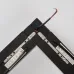 Светодиодный светильник 18W 1800Lm 6500K, рассеиватель матовый в алюминиевом корпусе, черный 590*70*55мм AL4020 серия MattLine