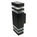 Светильник садово-парковый с клеммой в комплекте, 220-240V 2*GU10, DH0807-P, черный пластик