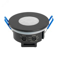 Датчик движения и освещенности 1200W 8m 120°(гориз.) 360°(верт.) чёрный, SEN55, артикул 51577