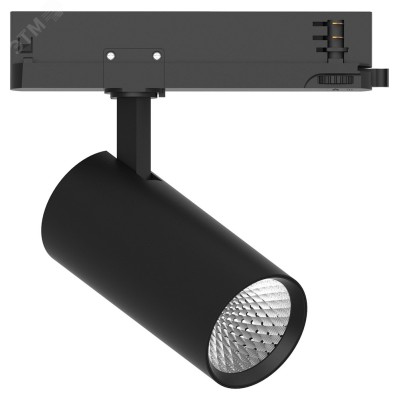 Светильник трековый светодиодный на шинопровод 20W, 1800 Lm, 4000К, 35 градусов,черный, 3х фазный,  AL147 со встроенным драйвером