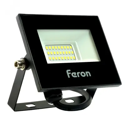 Прожектор светодиодный 2835 SMD 20W 6400K IP65  AC12-48V/50Hz, черный, LL-970