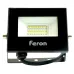 Прожектор светодиодный 2835 SMD 20W 6400K IP65  AC12-48V/50Hz, черный, LL-970