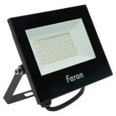 Прожектор светодиодный 2835 SMD 50W 6400K IP65  AC/DC 12-48V/50Hz, черный , LL-971
