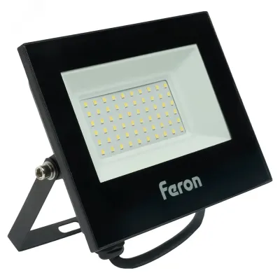 Прожектор светодиодный 2835 SMD 50W 6400K IP65  AC/DC 12-48V/50Hz, черный , LL-971