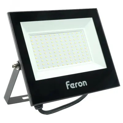 Прожектор светодиодный 2835 SMD 100W 6400K IP65  AC/DC 12-48V/50Hz, черный, LL-972