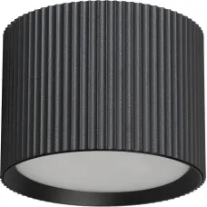 Светильник потолочный 12W, 230V, GX53, черный, HL458