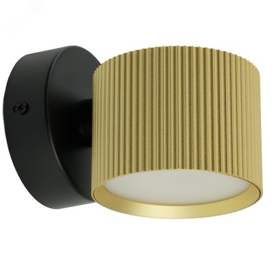 Светильник настенный 12W,230V,GX53,золото+черный HL4580