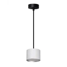 Светильник потолочный на подвесе GX53 12W 230V, серебро + черный HL4588
