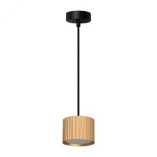 Светильник потолочный на подвесе GX53 12W 230V, золото + черный HL4588