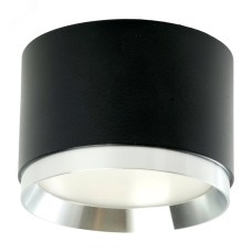 Светильник потолочный 12W,230V,GX53,черный+хром HL459