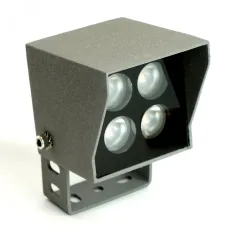 Светодиодный прожектор,  65*75*125mm, IP66 4W AC220-240V, синий, LL-895, квадрат