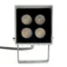 Светодиодный прожектор,  65*75*125mm, IP66 4W AC220-240V, синий, LL-895, квадрат