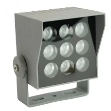 Светодиодный прожектор, 90*90*150mm, IP66 9W AC220-240V, 2700K, LL-896, квадрат