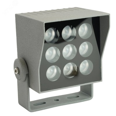 Светодиодный прожектор, 90*90*150mm, IP66 9W AC220-240V, 2700K, LL-896, квадрат