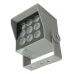 Светодиодный прожектор, 90*90*150mm, IP66 9W AC220-240V, 2700K, LL-896, квадрат