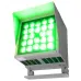 Светодиодный прожектор, 150*150*180mm, IP66 49W AC220-240V, зеленый, LL-898, квадрат