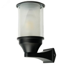 Светильник садово-парковый, 220-240V E27, DH1401, черный (на стену вверх)
