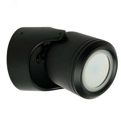 Светильник садово-парковый, 220-240V GU10, DH1501, черный (на стену)