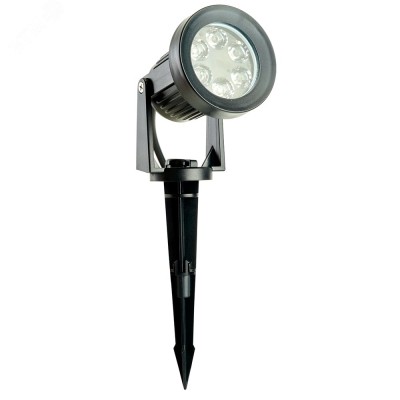 Светильник грунтовой на колышке, 195-245V, 8W RGB IP65 ,SP2712 пластик