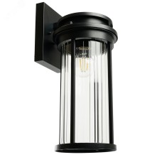 Светильник садово-парковый 40W 220-240V E27 черный (на стену вниз) PL781