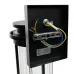 Светильник садово-парковый 40W 220-240V E27 черный (на стену вниз) PL781