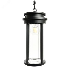 Светильник садово-парковый, 40W 220-240V E27 черный (на цепочке 800мм) PL785