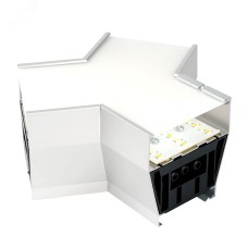 Светильник коннектор 5W 550Lm 3000К-4000К-6400K, Y-образный, с ручным переключением режимов, серебро, 148*128*70мм возмож. соедин. в линию,AL4036Y серия RetailRay