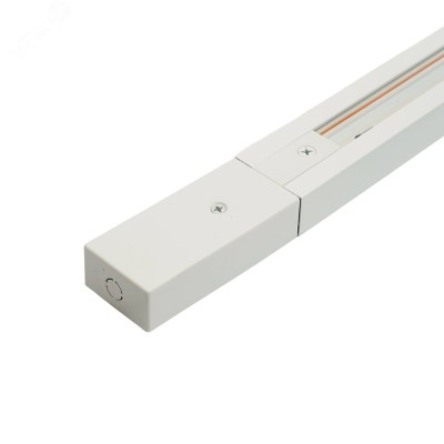 Шинопровод для трековых светильников, белый, 3м,  в наборе токоввод, заглушка, крепление, CAB1007