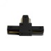 Коннектор Т-образный для шинопровода , черный, LD1019 для CAB1007