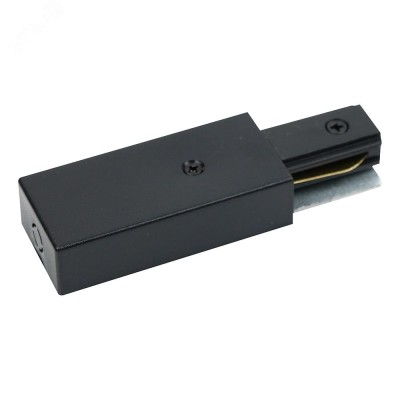 Cоединитель - коннектор для шинопровода, черный, LD1022 для CAB1007