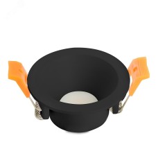 Светильник потолочный встраиваемый, MR11 G5.3, GU10, черный DL1100