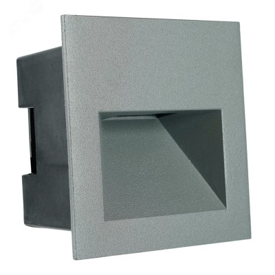 Светильник встраиваемый светодиодный, 3W, 4000K, IP65, серый, LN013-1