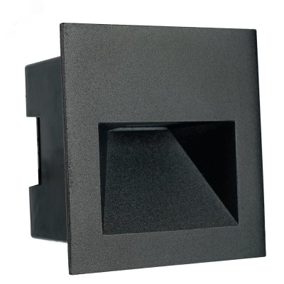 Светильник встраиваемый светодиодный, 3W, 4000K, IP65, черный, LN013-1