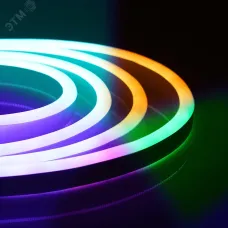 Лента светодиодная,72SMD(5050)/м 8Вт/м 220V IP67 50м, RGB , FERON LS720 с 1 контроллером, 1 вилкой, 2 заглушками, 10 крепежами в комплекте
