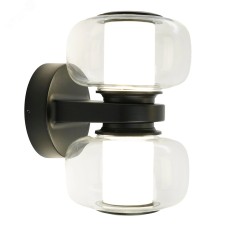 Светильник уличный светодиодный, 24W, 1600Lm, 4000K, черный DH1602 (на стену вверх/вниз)