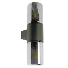 Светильник садово-парковый, 28W 230V 2*E27, DH1802, черный