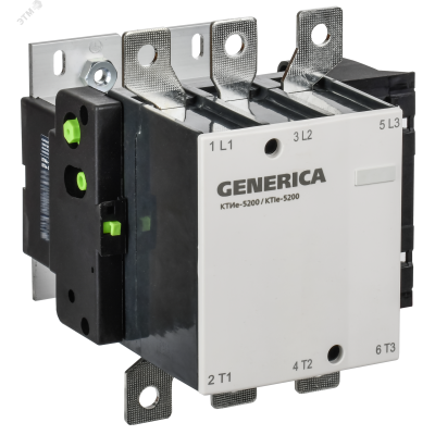 Контактор КТИе-5200 200А 230В/АС3 GENERICA