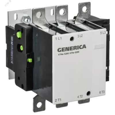 Контактор КТИе-5200 200А 230В/АС3 GENERICA