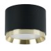 Светильник потолочный 12W,  230V, GX53,  черный + золото HL459